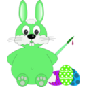 download Osterhase clipart image with 90 hue color