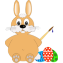 download Osterhase clipart image with 0 hue color