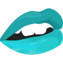 download Mouth clipart image with 180 hue color
