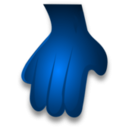 download Green Monster Hand 2 clipart image with 90 hue color