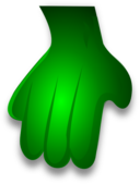 Green Monster Hand 2