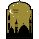 download Ramadan Kareem clipart image with 180 hue color