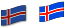Interactive Iceland Flag