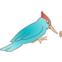 download Woodpecker clipart image with 0 hue color