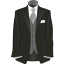 download Wedding Suit clipart image with 180 hue color