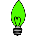 download Light Bulb Pointed clipart image with 45 hue color