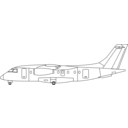 download Dorner 328 300 Jet Side View clipart image with 90 hue color