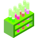 download Test Tubes clipart image with 270 hue color