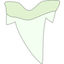 download Shark Tooth clipart image with 45 hue color