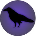 download Raven Icon clipart image with 45 hue color