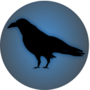 download Raven Icon clipart image with 0 hue color