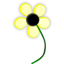 download Yellow Daisy clipart image with 0 hue color