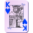 download Guyenne Deck King Of Hearts clipart image with 225 hue color