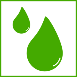 Eco Green Drop Of Water Icon
