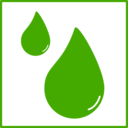 download Eco Green Drop Of Water Icon clipart image with 0 hue color