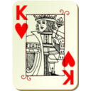 download Guyenne Deck King Of Hearts clipart image with 0 hue color
