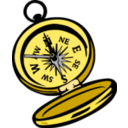 download Compass clipart image with 0 hue color