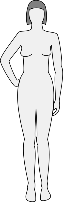 Female Body Silhouette Front