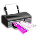 download Openclipart On Printer clipart image with 270 hue color
