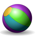 download Beachball clipart image with 45 hue color