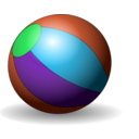 download Beachball clipart image with 135 hue color