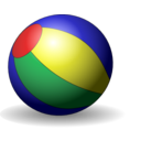 download Beachball clipart image with 0 hue color