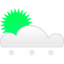 download Sun Snow clipart image with 90 hue color