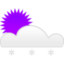download Sun Snow clipart image with 225 hue color