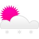 download Sun Snow clipart image with 270 hue color