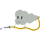 download Cute Cloud clipart image with 45 hue color