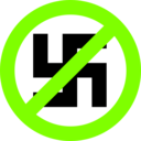 download Anti Nazi Symbol clipart image with 90 hue color