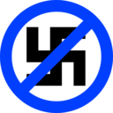 download Anti Nazi Symbol clipart image with 225 hue color