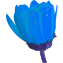 download Flower 07 clipart image with 180 hue color