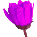 download Flower 07 clipart image with 270 hue color