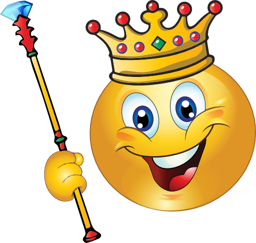 King Smiley Emoticon