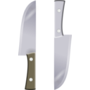 download Two Knifes clipart image with 45 hue color
