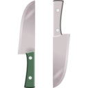 download Two Knifes clipart image with 135 hue color