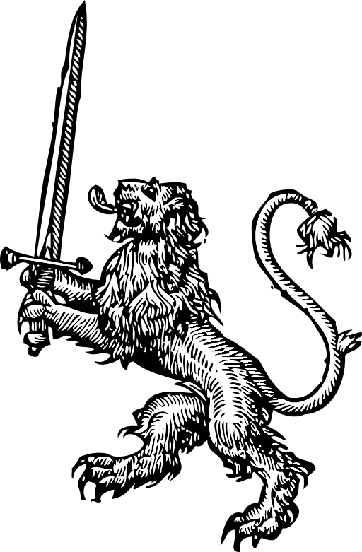 Lion With Sword