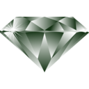 download Diamond clipart image with 225 hue color