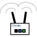 download Wireless Access Point clipart image with 90 hue color