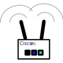 download Wireless Access Point clipart image with 135 hue color
