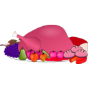 download Thanksgiving Spread 01 clipart image with 315 hue color