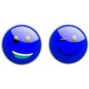 download Smiley 3 clipart image with 180 hue color