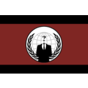download Anonymous Flag clipart image with 225 hue color