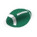 download Football clipart image with 135 hue color