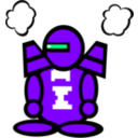 download Coolbot clipart image with 90 hue color