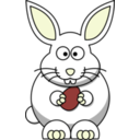 download Cartoon Bunny clipart image with 90 hue color