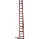 download Tall Ladder clipart image with 315 hue color