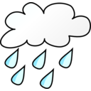 download Weather Symbols Rain clipart image with 0 hue color