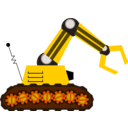 download Robot With A Claw clipart image with 0 hue color